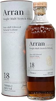 Amazon.co.jp: アラン モルト 18年 46％ 700ml ウイスキー アイランズ